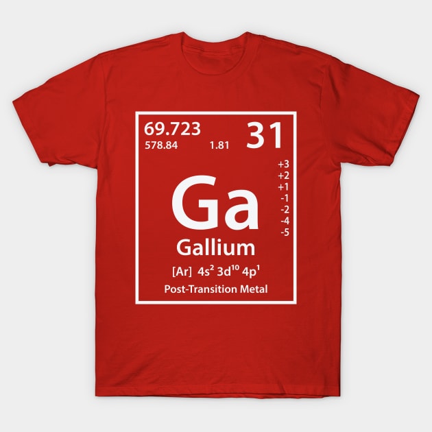 Gallium Element T-Shirt by cerebrands